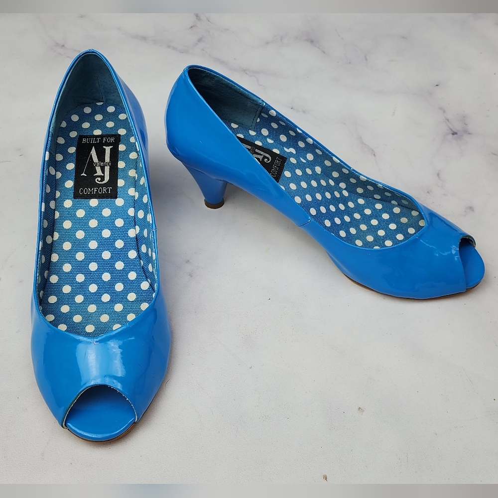 š„³SALE!š„³AJ Valenci blue heels - Picture 16 of 16